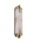 Harman Wall Lamp Brass/White 51cm Eichholtz Harman Wall Lamp Brass/White 51cm