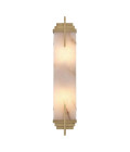 Harman Wall Lamp Brass/White 51cm Eichholtz Harman Wall Lamp Brass/White 51cm