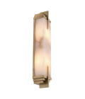 Harman Wall Lamp Brass/White 51cm Eichholtz Harman Wall Lamp Brass/White 51cm