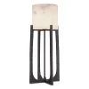 Fraser L bordslampa brons/vit 68,5 cm