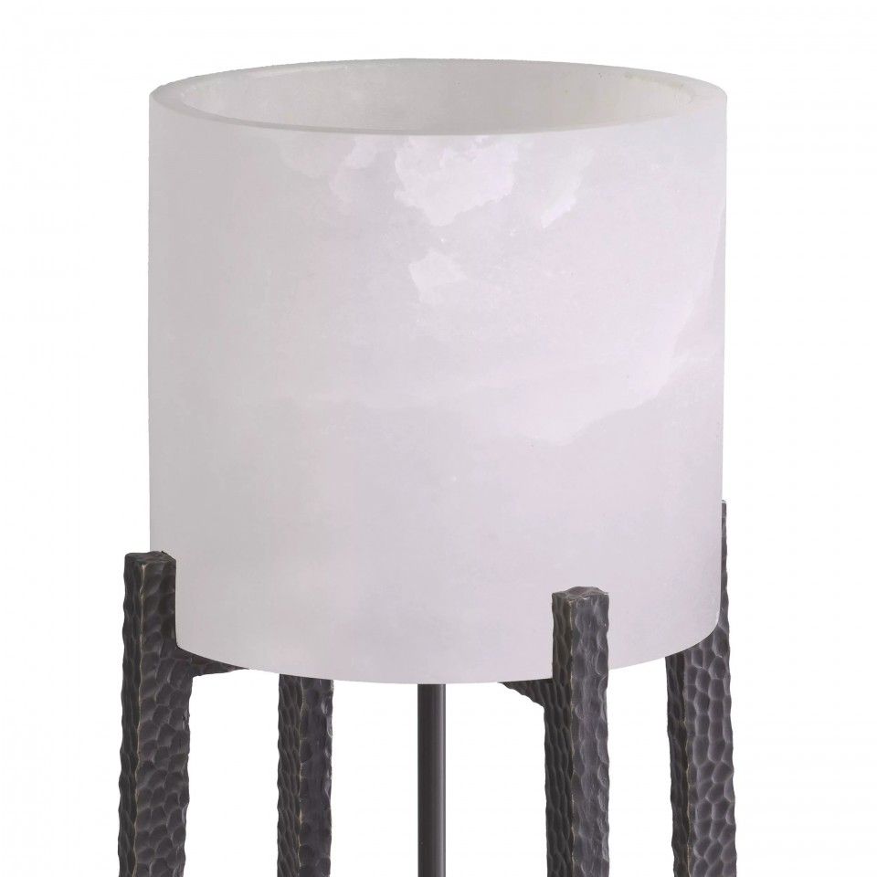 Fraser L bordslampa brons/vit 68,5cm