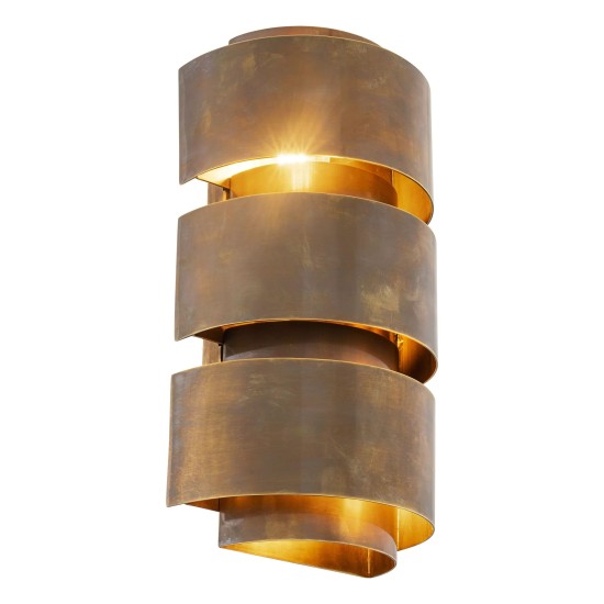 Manetti S vägglampa mässing 33 cm Manetti S vägglampa mässing 33 cm