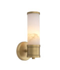 Claridges Single vägglampa mässing/vit 29,5cm Eichholtz Claridges Single vägglampa mässing/vit 29,5cm