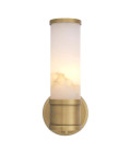 Claridges Single vägglampa mässing/vit 29,5cm Eichholtz Claridges Single vägglampa mässing/vit 29,5cm