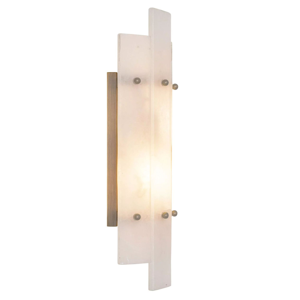 Ruby vägglampa mässing/vit 40cm Eichholtz Ruby vägglampa mässing/vit 40cm