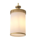 Fayence Ceiling Lamp Brass/White 28.5cm Eichholtz Fayence Ceiling Lamp Brass/White 28.5cm