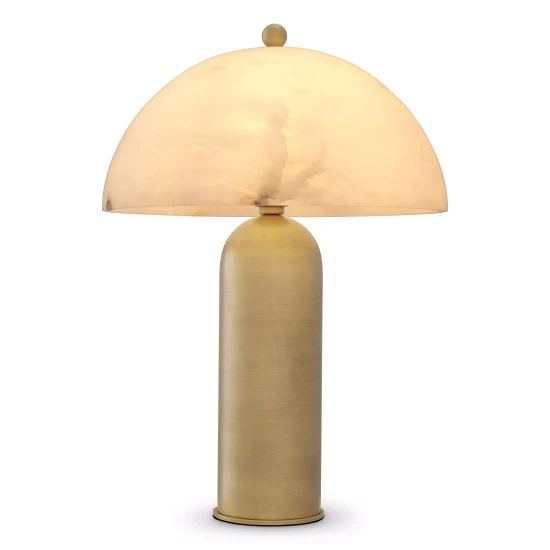 Lorenza bordslampa mässing/alabaster 58 cm