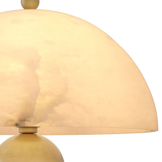 Lorenza bordslampa mässing/alabaster 58 cm Lorenza bordslampa mässing/alabaster 58 cm