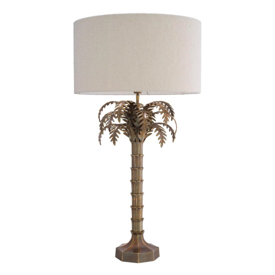 Desert Star bordslampa mässing/bouclé tyg 106 cm