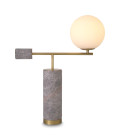 Xperience bordslampa grå/mässing/vit 62,5cm Eichholtz Xperience bordslampa grå/mässing/vit 62,5cm