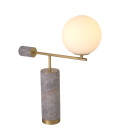 Xperience bordslampa grå/mässing/vit 62,5cm Eichholtz Xperience bordslampa grå/mässing/vit 62,5cm