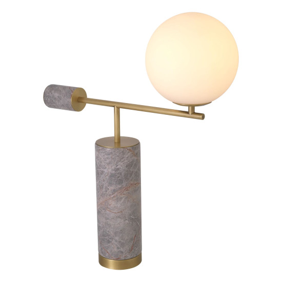 Xperience Table Lamp Grey/Brass/White 62.5cm Xperience Table Lamp Grey/Brass/White 62.5cm