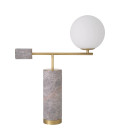Xperience bordslampa grå/mässing/vit 62,5cm Eichholtz Xperience bordslampa grå/mässing/vit 62,5cm