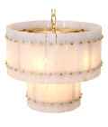 Ruby S Chandelier Brass/White 57cm Eichholtz Ruby S Chandelier Brass/White 57cm