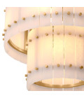 Ruby S Chandelier Brass/White 57cm Eichholtz Ruby S Chandelier Brass/White 57cm