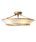 Ferette Ceiling Light Brass/White 61cm Eichholtz Ferette Ceiling Light Brass/White 61cm