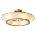 Ferette Ceiling Light Brass/White 61cm Eichholtz Ferette Ceiling Light Brass/White 61cm