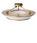 Ferette Ceiling Light Brass/White 61cm Eichholtz Ferette Ceiling Light Brass/White 61cm