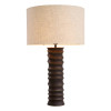 Gilardon Table Lamp Bronze/Linen 84cm Gilardon Table Lamp Bronze/Linen 84cm