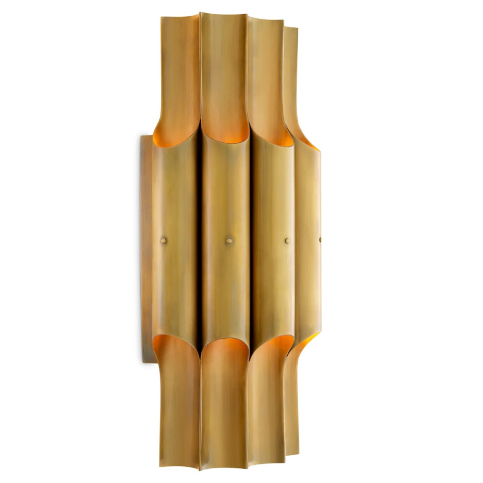 Quintara wall lamp vintage brass 48 cm