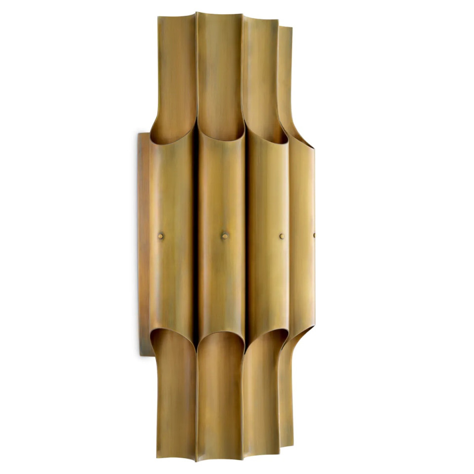 Quintara wall lamp vintage brass 48 cm