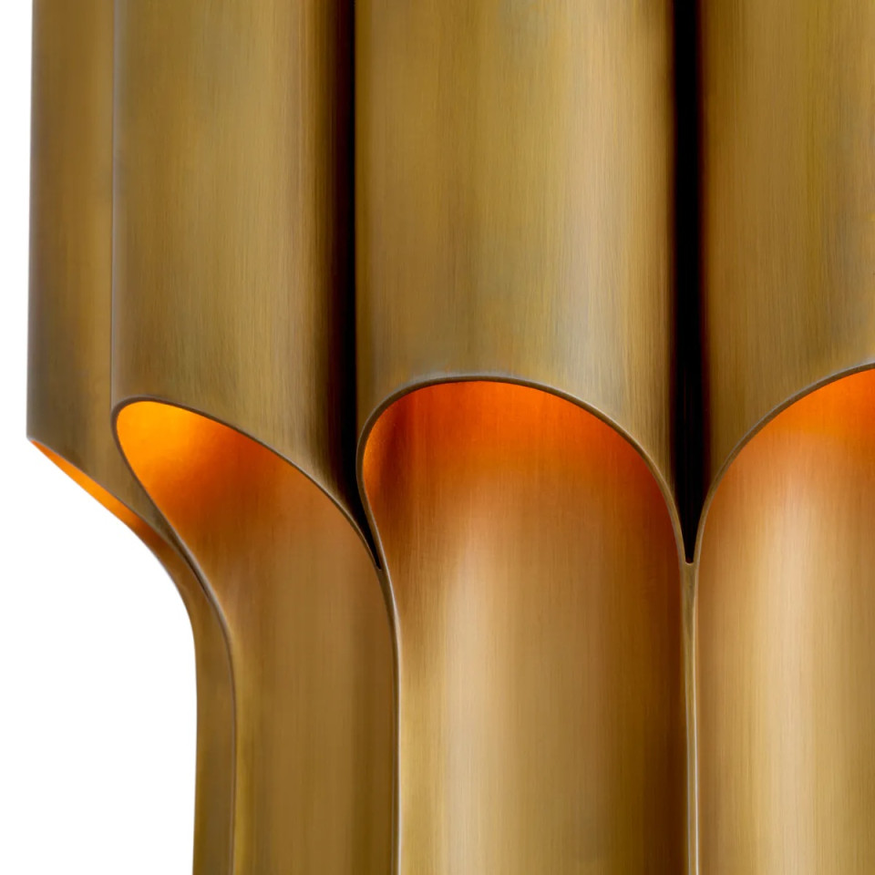 Quintara wall lamp vintage brass 48 cm