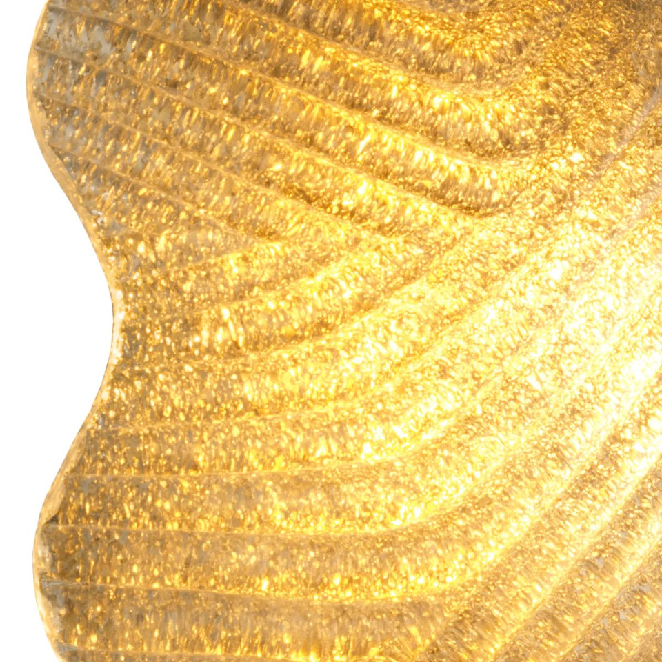 Nuria vägglampa vintage mässing/glas 28 cm Eichholtz Nuria vägglampa vintage mässing/glas 28 cm