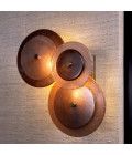 Hyde vägglampa vintage mässing/rök glas 47.5 cm Eichholtz Hyde vägglampa vintage mässing/rök glas 47.5 cm