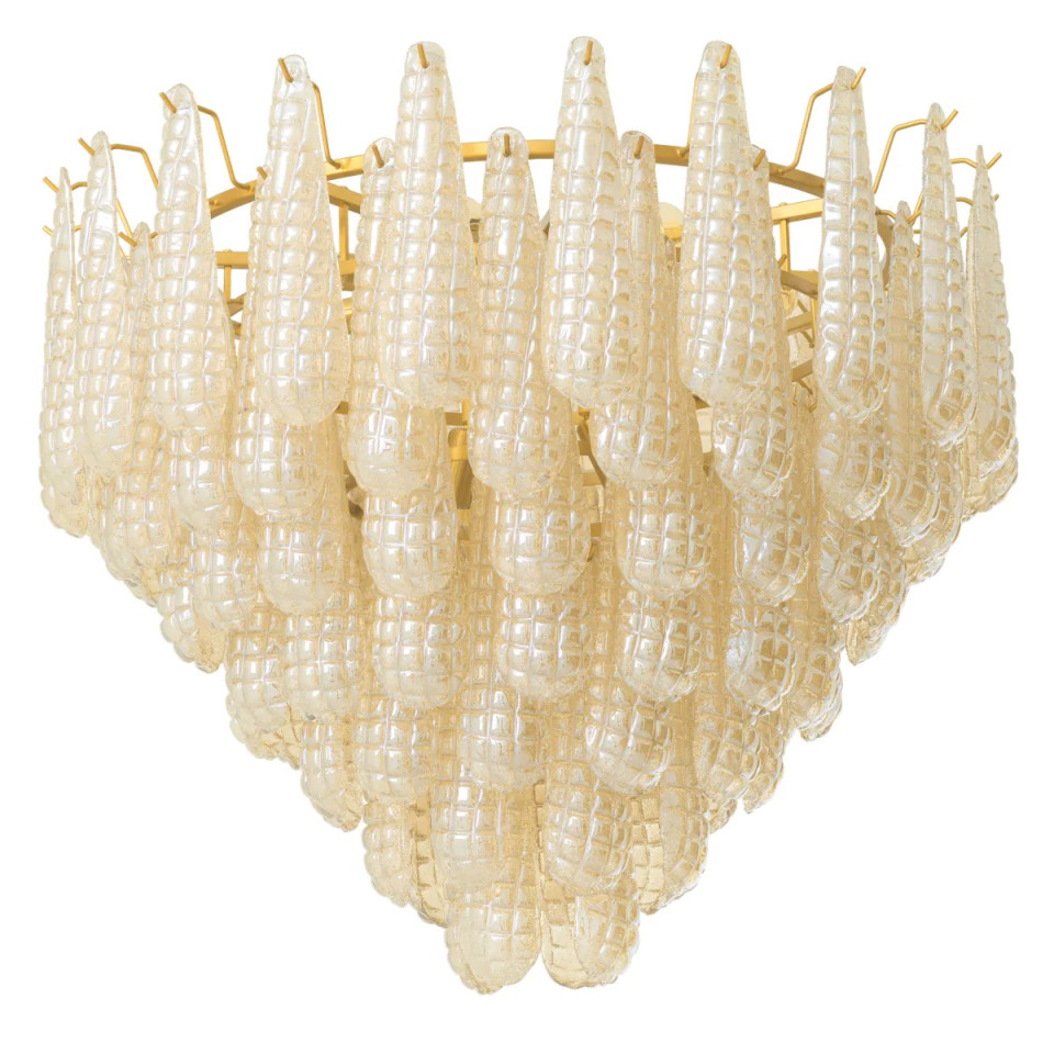 Chaves L ljuskrona antik mässing/champagneglas 82 cm Eichholtz Chaves L ljuskrona antik mässing/champagneglas 82 cm