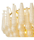 Chaves L ljuskrona antik mässing/champagneglas 82 cm Eichholtz Chaves L ljuskrona antik mässing/champagneglas 82 cm