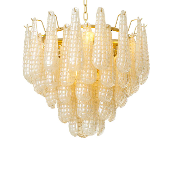 Chaves S ljuskrona antik mässing/champagneglas 63.5 cm Chaves S ljuskrona antik mässing/champagneglas 63.5 cm