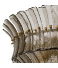 Toscano kristallkrona antik mässing/rökmönstrad 67cm Eichholtz Toscano kristallkrona antik mässing/rökmönstrad 67cm