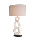 Macias table lamp white ceramic/beige 89 cm Eichholtz Macias table lamp white ceramic/beige 89 cm