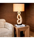 Macias table lamp white ceramic/beige 89 cm Eichholtz Macias table lamp white ceramic/beige 89 cm