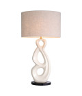 Macias table lamp white ceramic/beige 89 cm Eichholtz Macias table lamp white ceramic/beige 89 cm