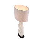 Macias table lamp white ceramic/beige 89 cm Eichholtz Macias table lamp white ceramic/beige 89 cm