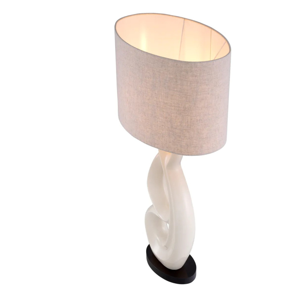 Macias table lamp white ceramic/beige 89 cm Eichholtz Macias table lamp white ceramic/beige 89 cm