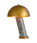 Daniel table lamp grey marble/antique brass 74 cm Eichholtz Daniel table lamp grey marble/antique brass 74 cm