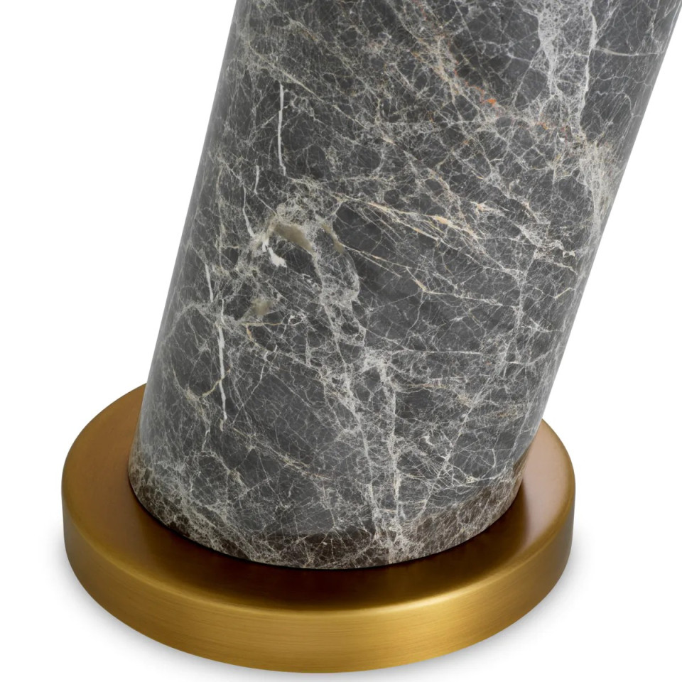 Daniel table lamp grey marble/antique brass 74 cm Eichholtz Daniel table lamp grey marble/antique brass 74 cm
