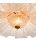 Cabrillo ljuskrona antik mässing/glas 85 cm
