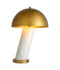 Daniel table lamp white marble/antique brass 74 cm Eichholtz Daniel table lamp white marble/antique brass 74 cm