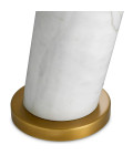 Daniel table lamp white marble/antique brass 74 cm Eichholtz Daniel table lamp white marble/antique brass 74 cm