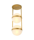 Dover taklampa antik mässing/vit 38 cm Eichholtz Dover taklampa antik mässing/vit 38 cm