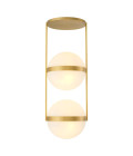 Dover taklampa antik mässing/vit 38 cm Eichholtz Dover taklampa antik mässing/vit 38 cm