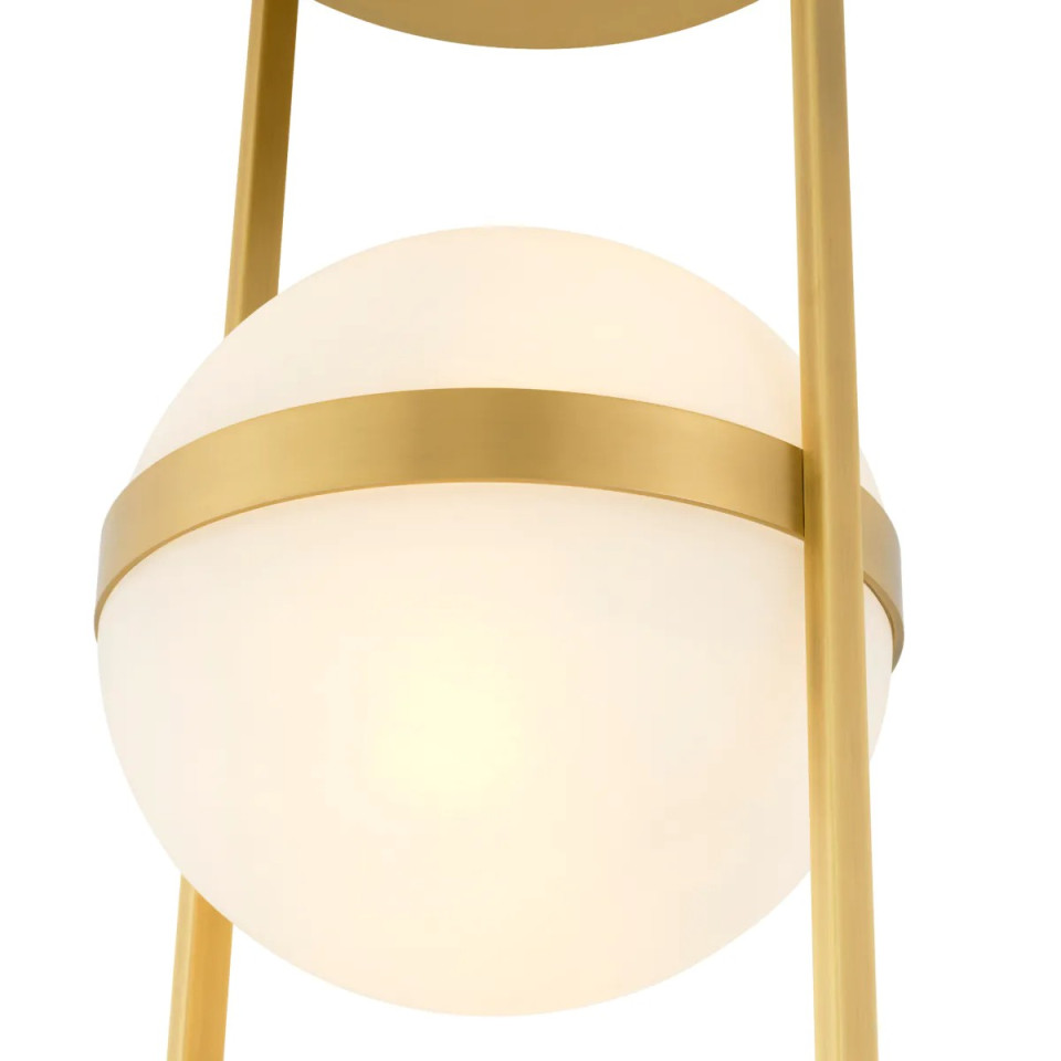 Dover taklampa antik mässing/vit 38 cm Eichholtz Dover taklampa antik mässing/vit 38 cm