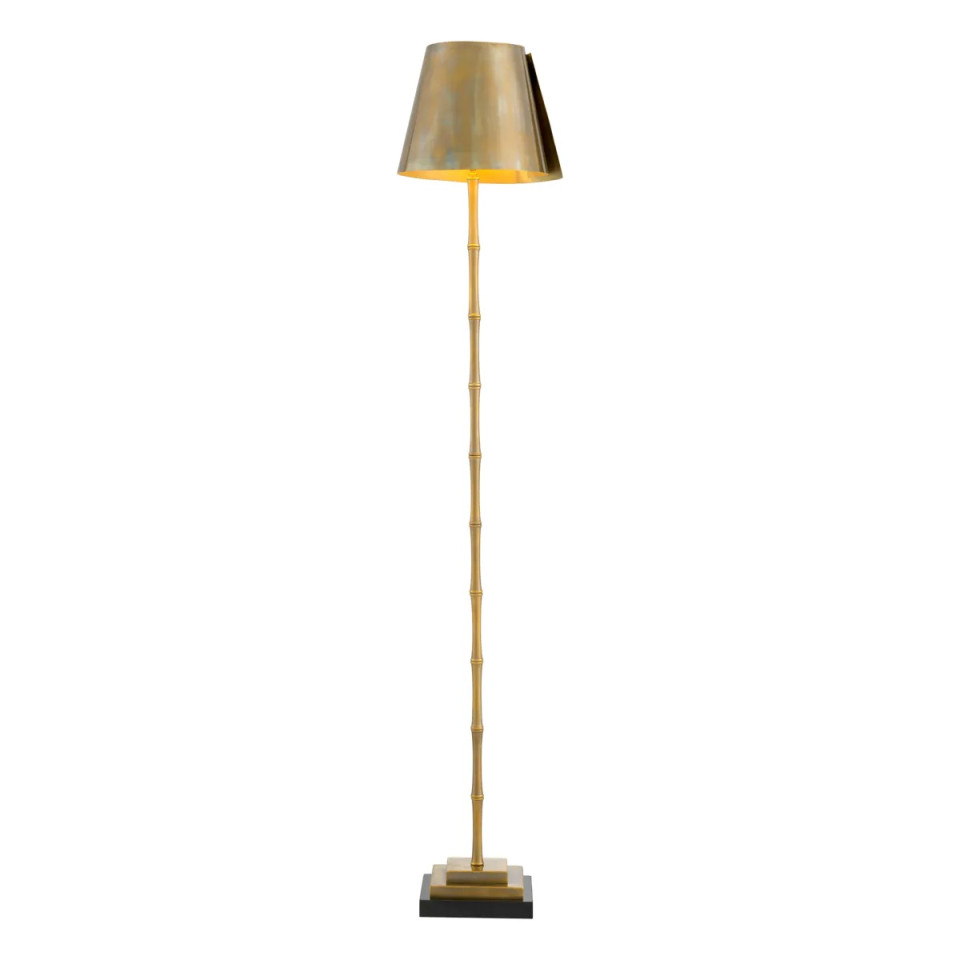 Seraphina golvlampa vintage mässing 160 cm