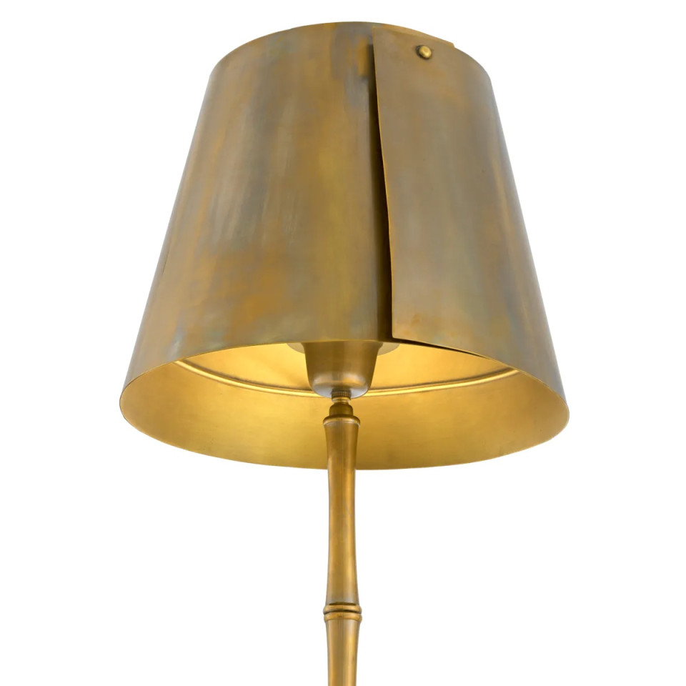 Seraphina golvlampa vintage mässing 160 cm