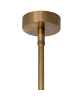 Kon Tiki taklampa naturlig rotting/vintage mässing 20 cm