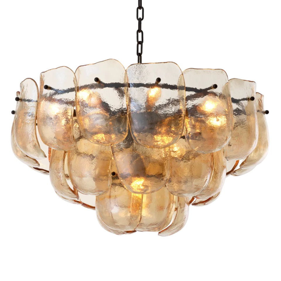 Gustave ljuskrona brons/champagneglas 75 cm