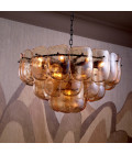 Gustave ljuskrona brons/champagneglas 75 cm